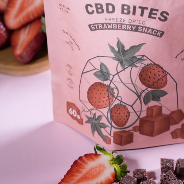 Mrazem sušené jahody